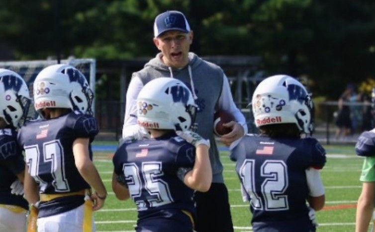 Geoff Baldwin coaching football