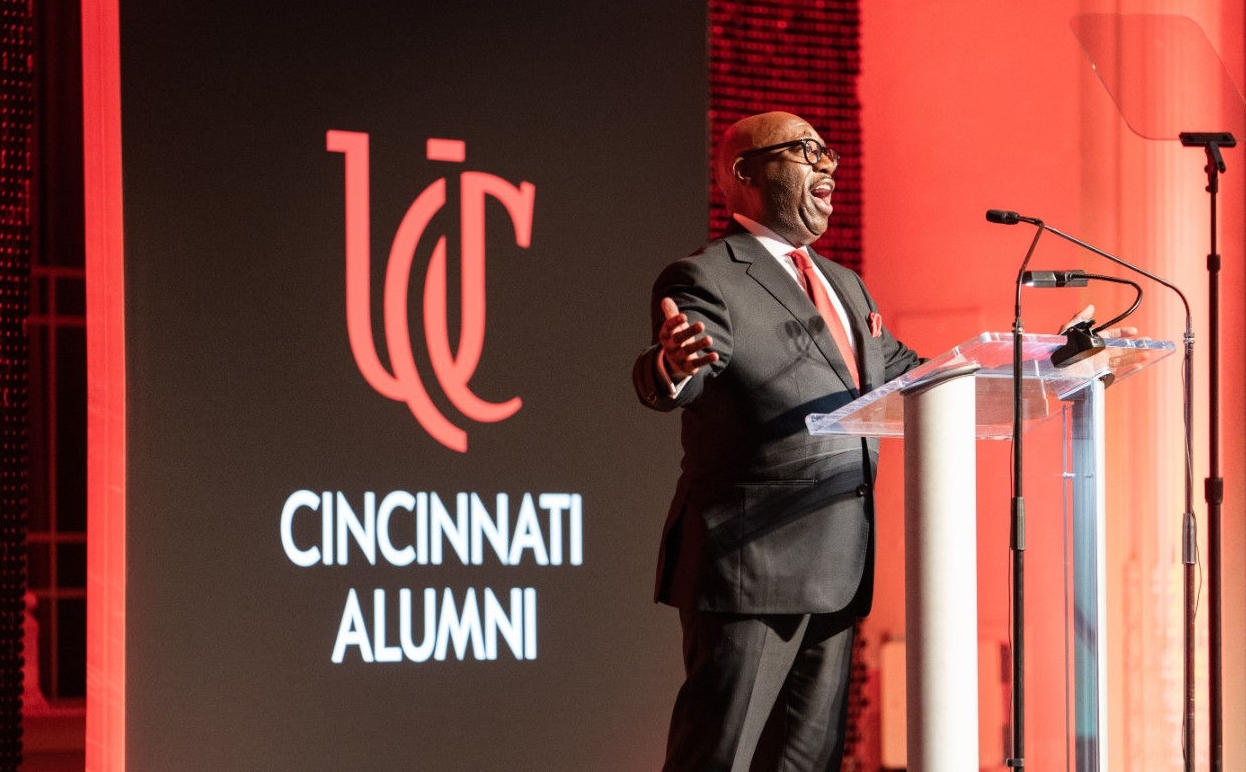 Darrell Miller speaking at Alumni Celebration 2024