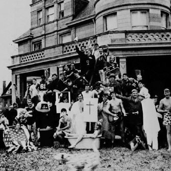 Pike fraternity house from the 1970s