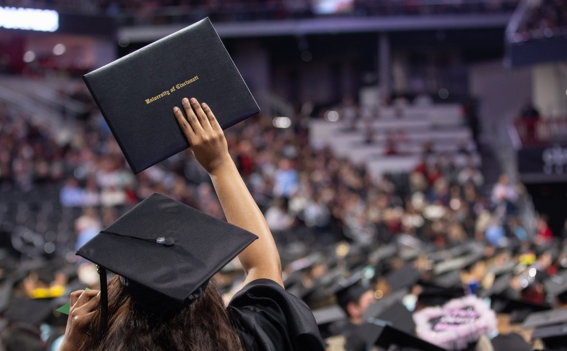 University of Cincinnati celebrates its Fall 2023 Commencement Ceremony.
