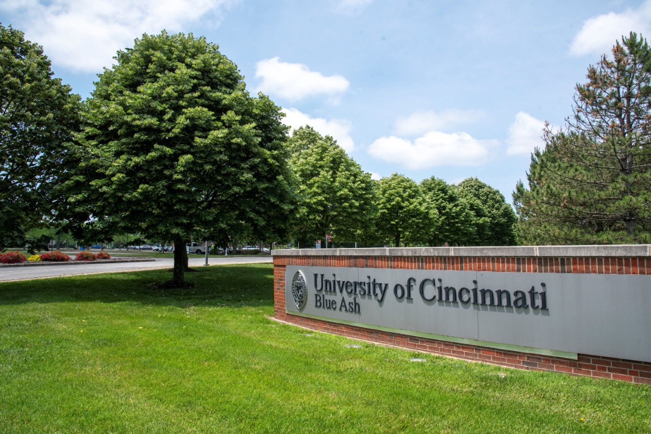 UC Blue Ash campus sign